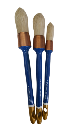 Artist Sash paint brush Pointed  shape Blue handle