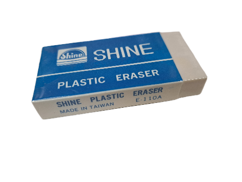 12 pcs large Shine Plastic Eraser