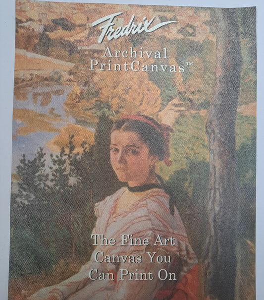 Toile d'impression jet d'encre Fredrix (coton) rouleau 575 IJ - 36 po x 25 pi Fabriqué aux États-Unis