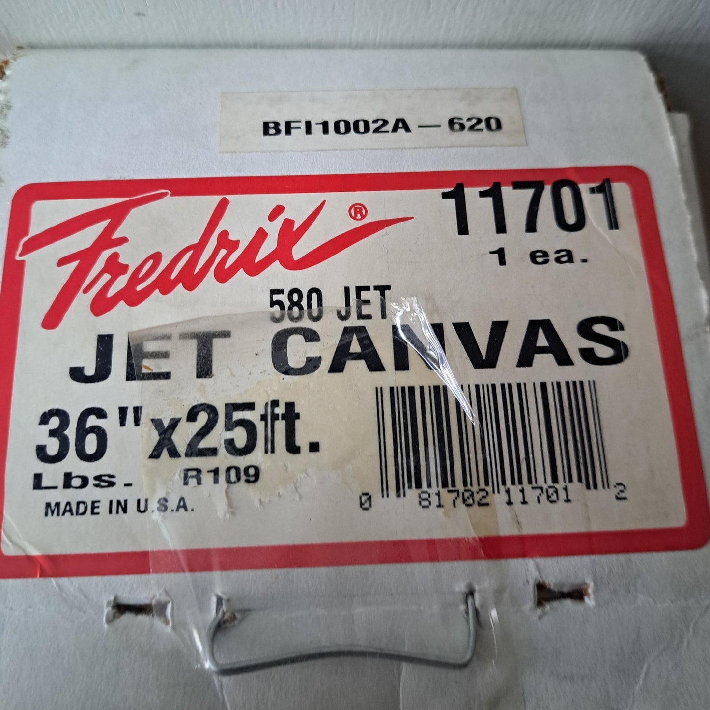 Fredrix Archival Print Canvas Inkjet Canvas(cotton) Roll 580IJ -36'' X 25 feet Made USA