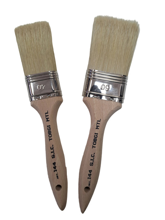 Pinceau plat à soies de porc, série 144C