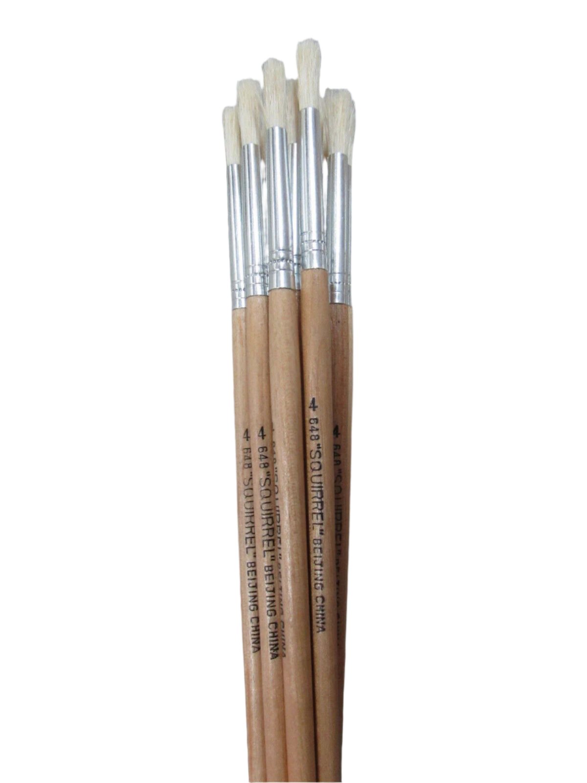 12 pcs Artist Brushes Pure Bristle Round for Oil and Acrylic Please Choose your size