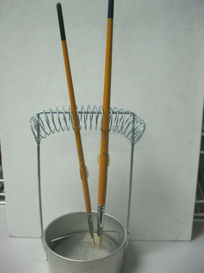 Artist Aluminum brush washer with screen