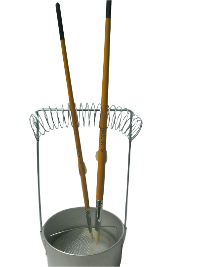 Artist Aluminum brush washer with screen