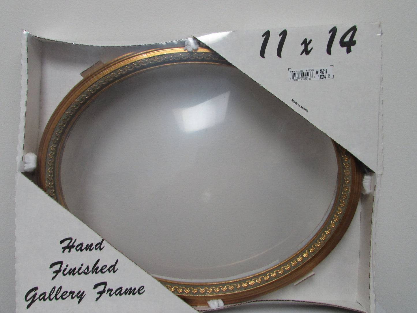 Gold Leaf Hand-Finished Gallery Oval Picture Frame 11x14