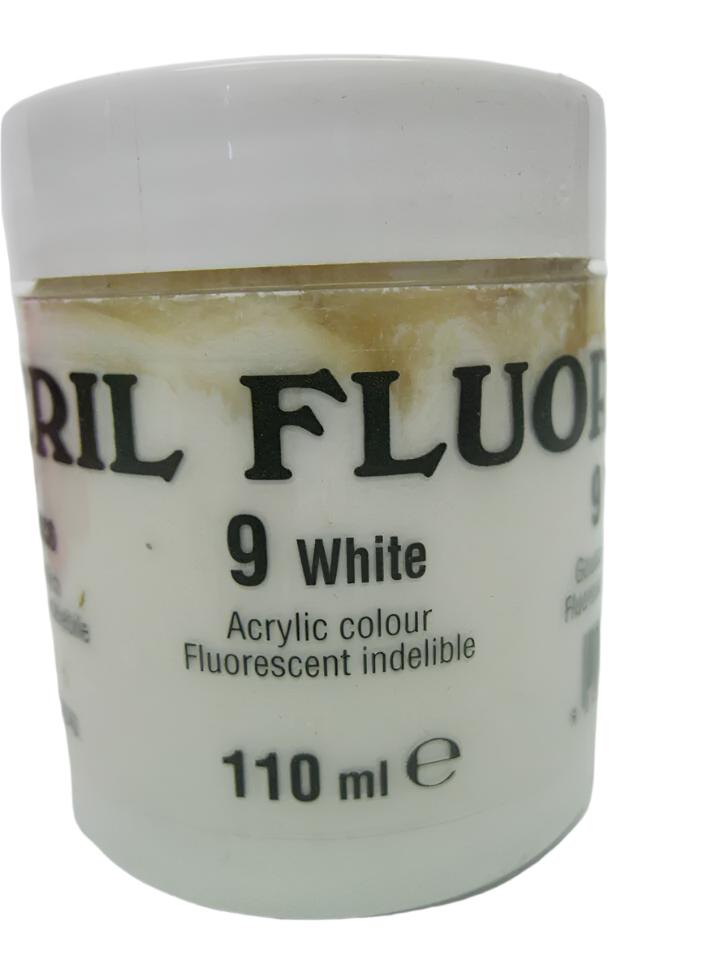 Ferrario Fluorscent Indelible Acrylic paint Cril Fluor 110ml -Made in Italy