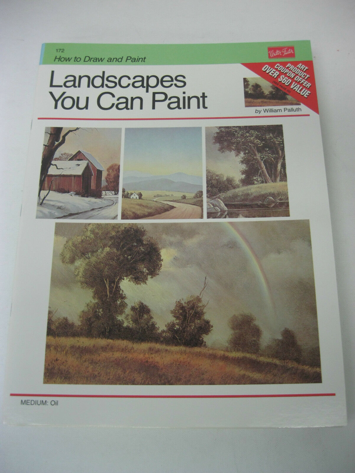 Walter Foster how to Draw and Paint -Landscapes you can Paint #172, By William Palluth