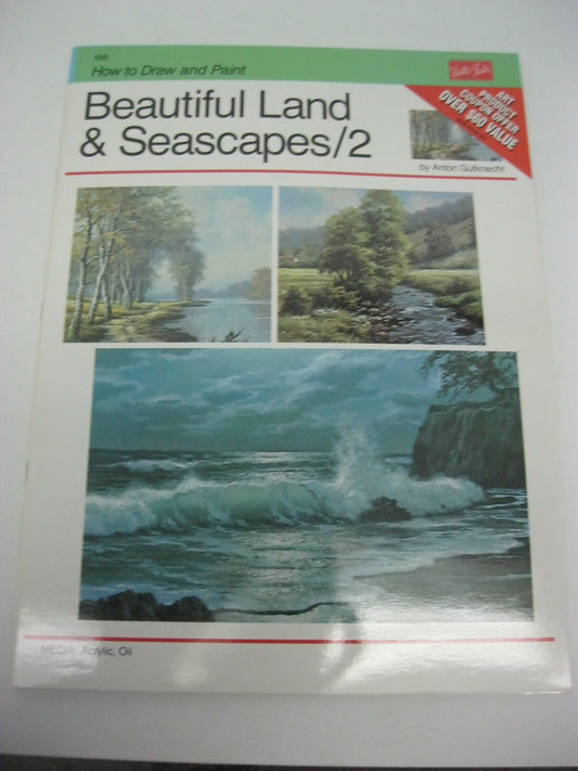 Walter Foster how to Draw and Paint Beautiful Land & Seascapes/2 #198, By Anton Gutknecht