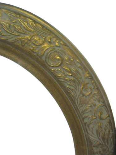 Gold Leaf Ornate Hand-Finished Gallery Oval Picture Frame –11x14 -475