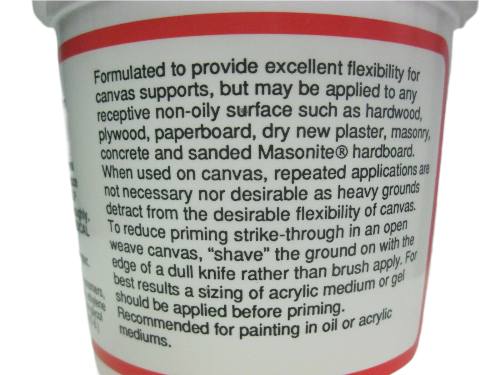 Fredrix Gesso acrylique  de qualité professionnelle (946 ml) #4405