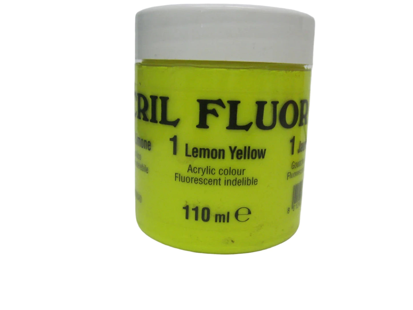 Ferrario Fluorscent Indelible Acrylic paint Cril Fluor 110ml -Made in Italy