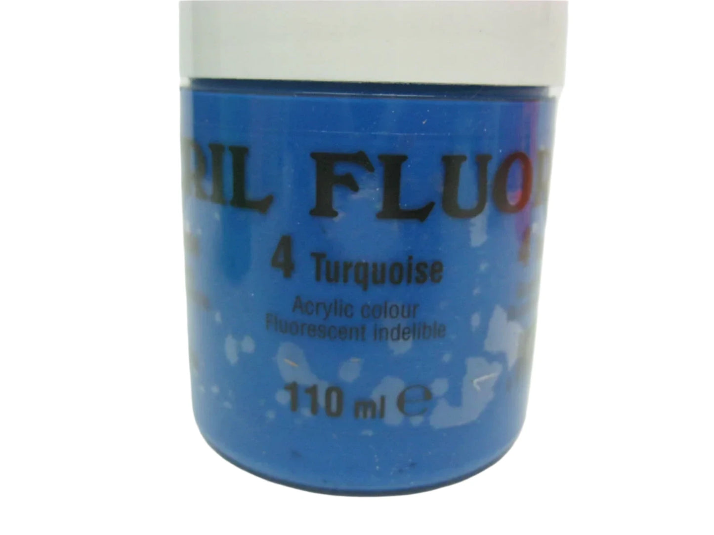 Ferrario Fluorscent Indelible Acrylic paint Cril Fluor 110ml -Made in Italy