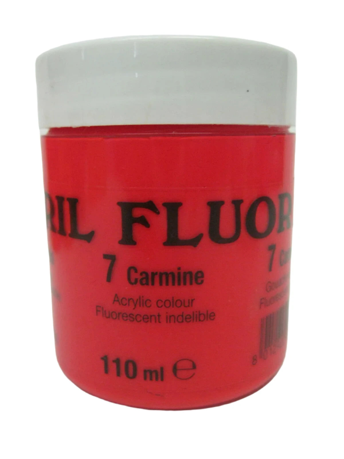 Ferrario Fluorscent Indelible Acrylic paint Cril Fluor 110ml -Made in Italy