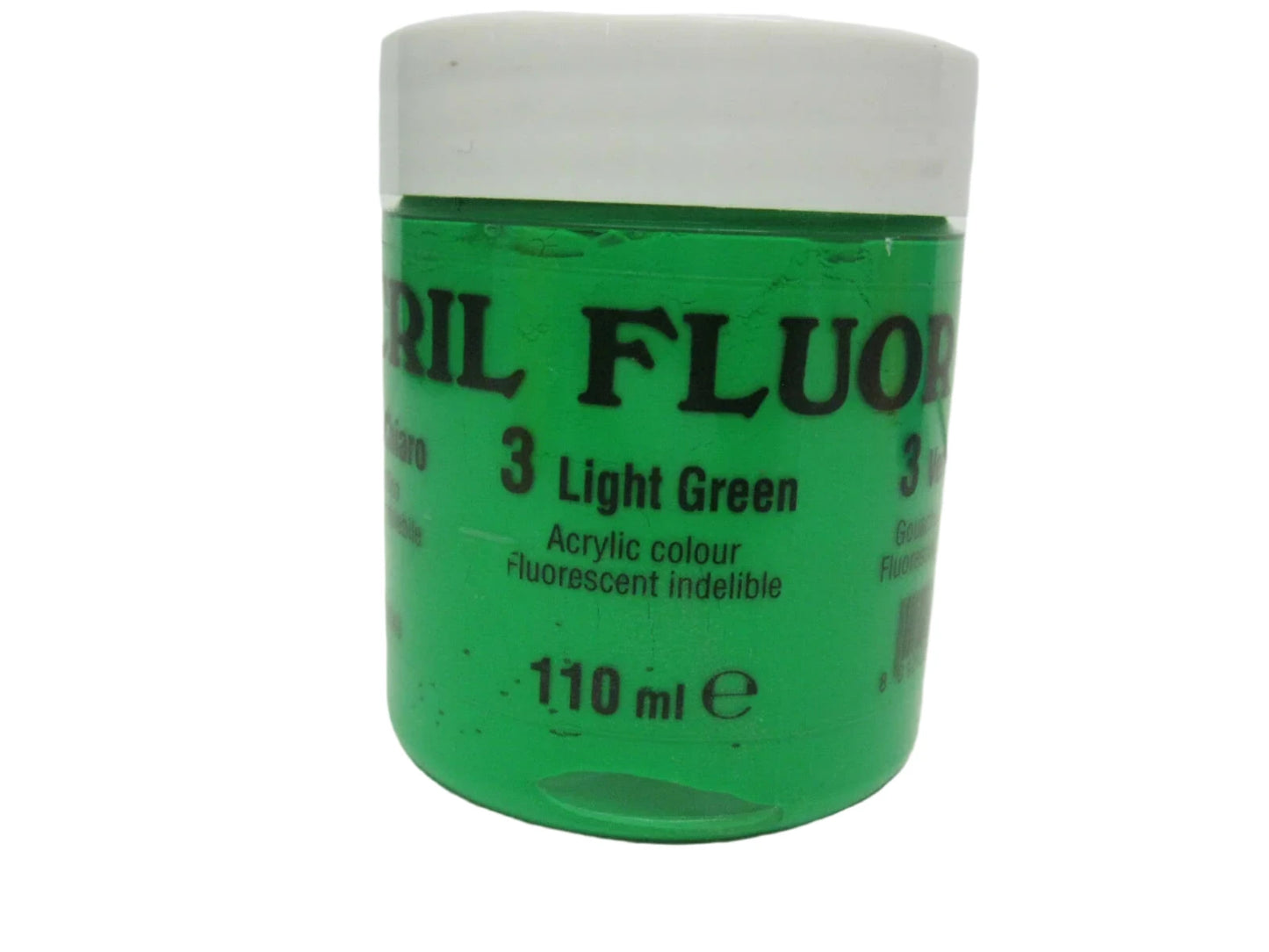 Ferrario Fluorscent Indelible Acrylic paint Cril Fluor 110ml -Made in Italy