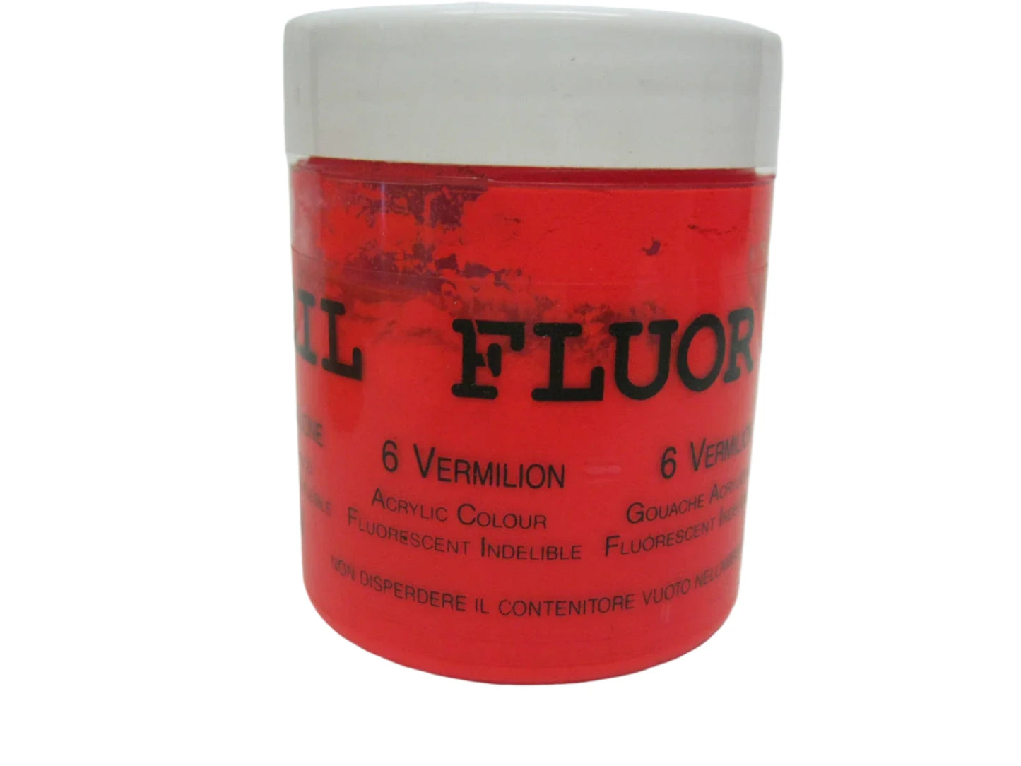 Ferrario Fluorscent Indelible Acrylic paint Cril Fluor 110ml -Made in Italy