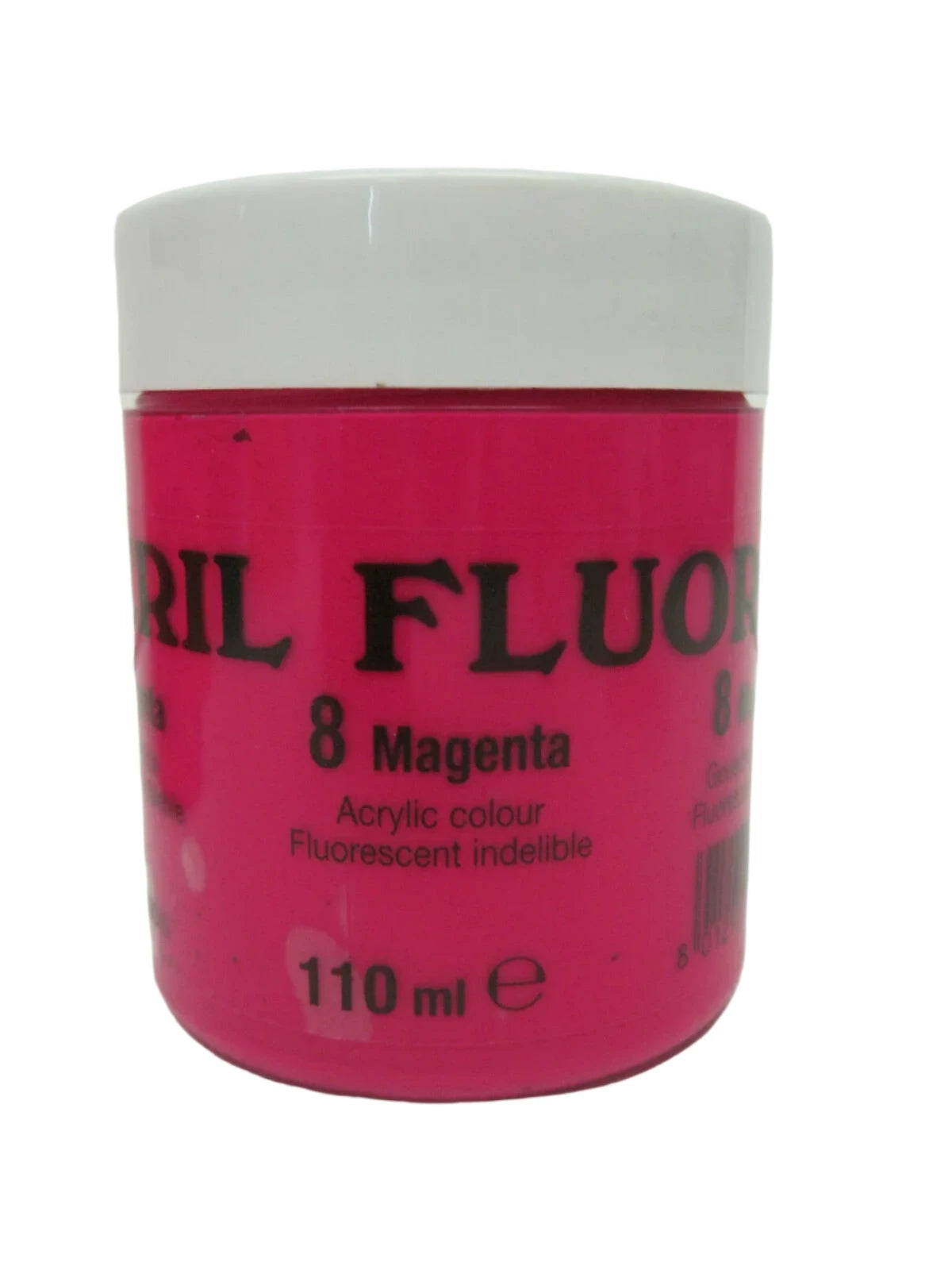 Ferrario Fluorscent Indelible Acrylic paint Cril Fluor 110ml -Made in Italy