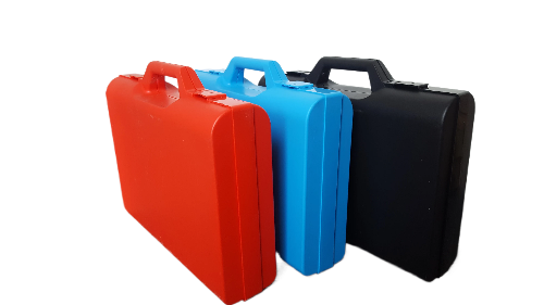 Plastic Carrying Case --Artist Case  --Briefcase -Storage Box- Please choose your color  Blue -Red-Black -170/40