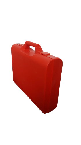 Plastic Carrying Case --Artist Case  --Briefcase -Storage Box- Please choose your color  Blue -Red-Black -170/40