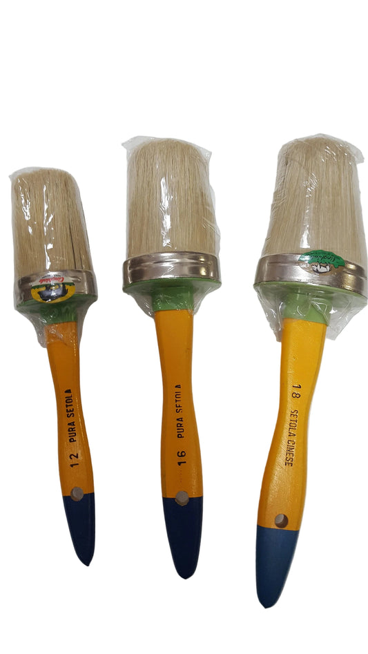 Professional Oval Paint brush  Made in Italy by Cinghiale