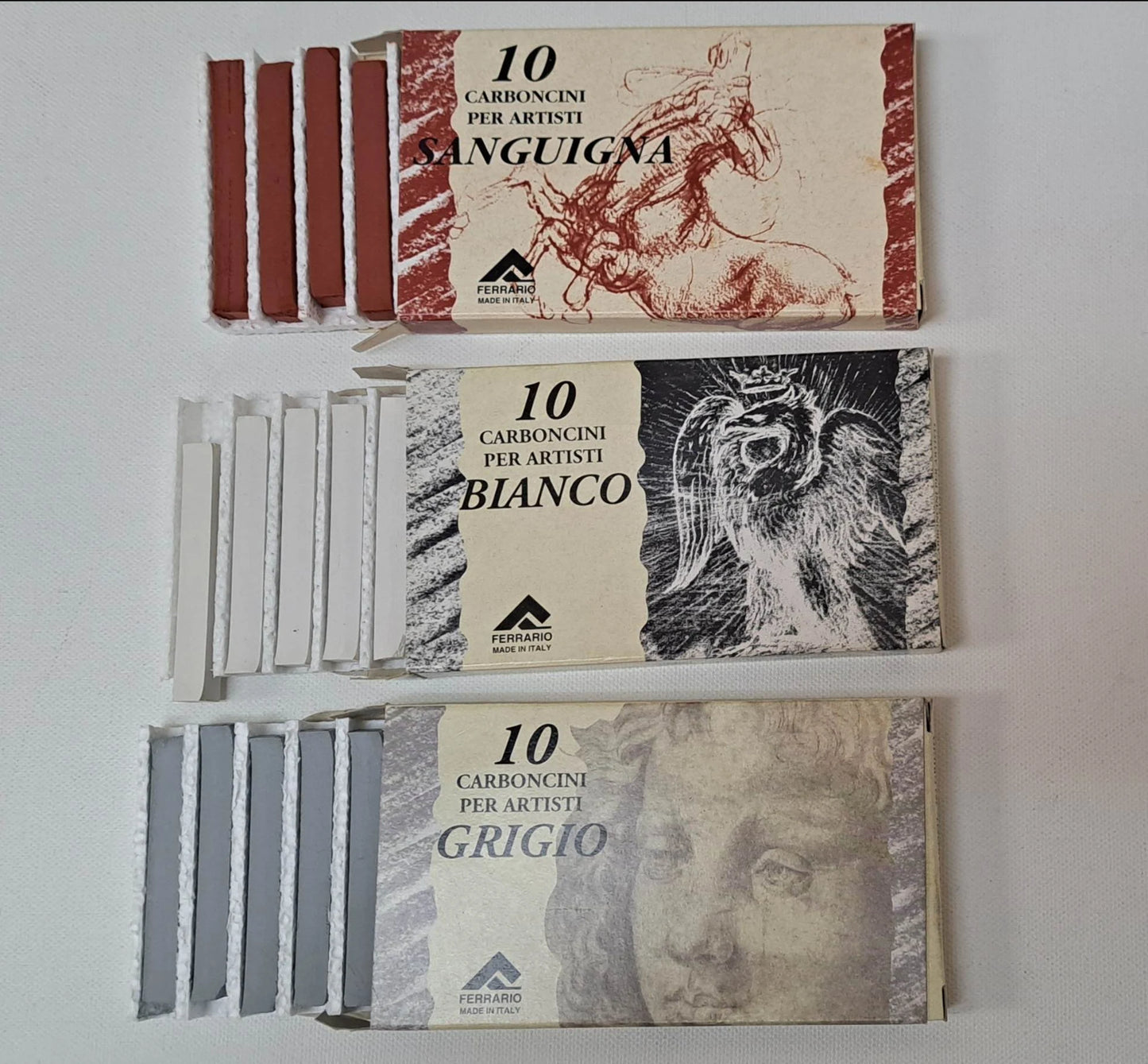 Ferrario Artist Charcoal For Artists --Made in Italy