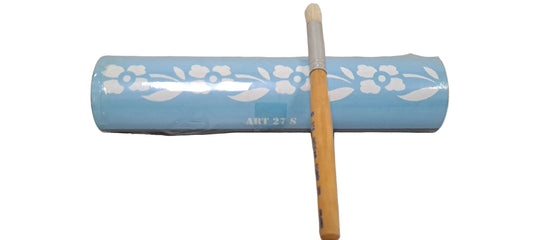 Maxisten Collection Extra Large Border Reusable Stencil 21x90cm  #27--Bonus Stencil brush included