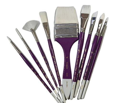 Wide selection Artist Synthetic Sable brushes  -Short Handle