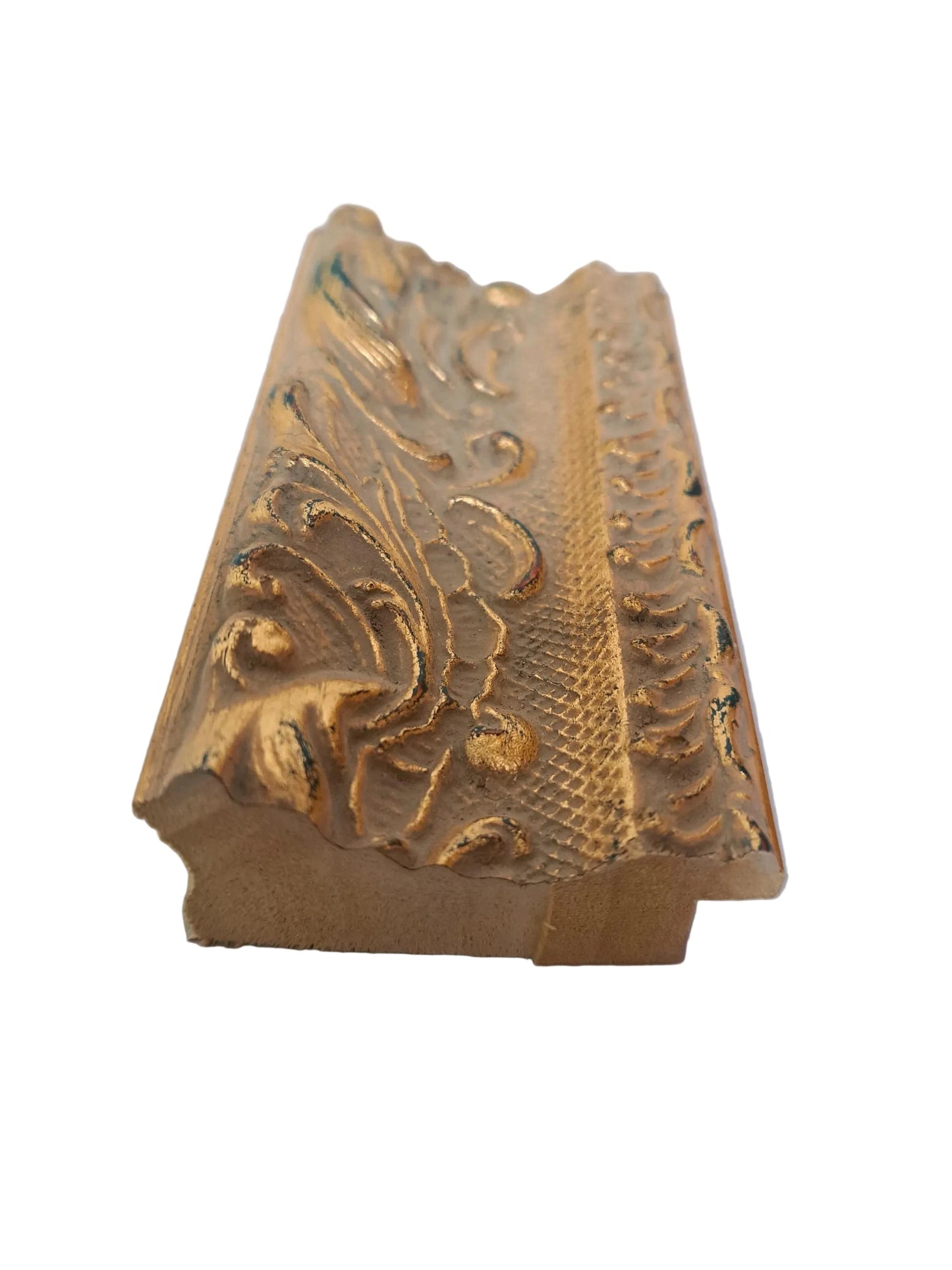 Gold Picture Frame wooden Moulding 6 sticks x 3 feet =total of 18 feet-- Made in Italy #79/11