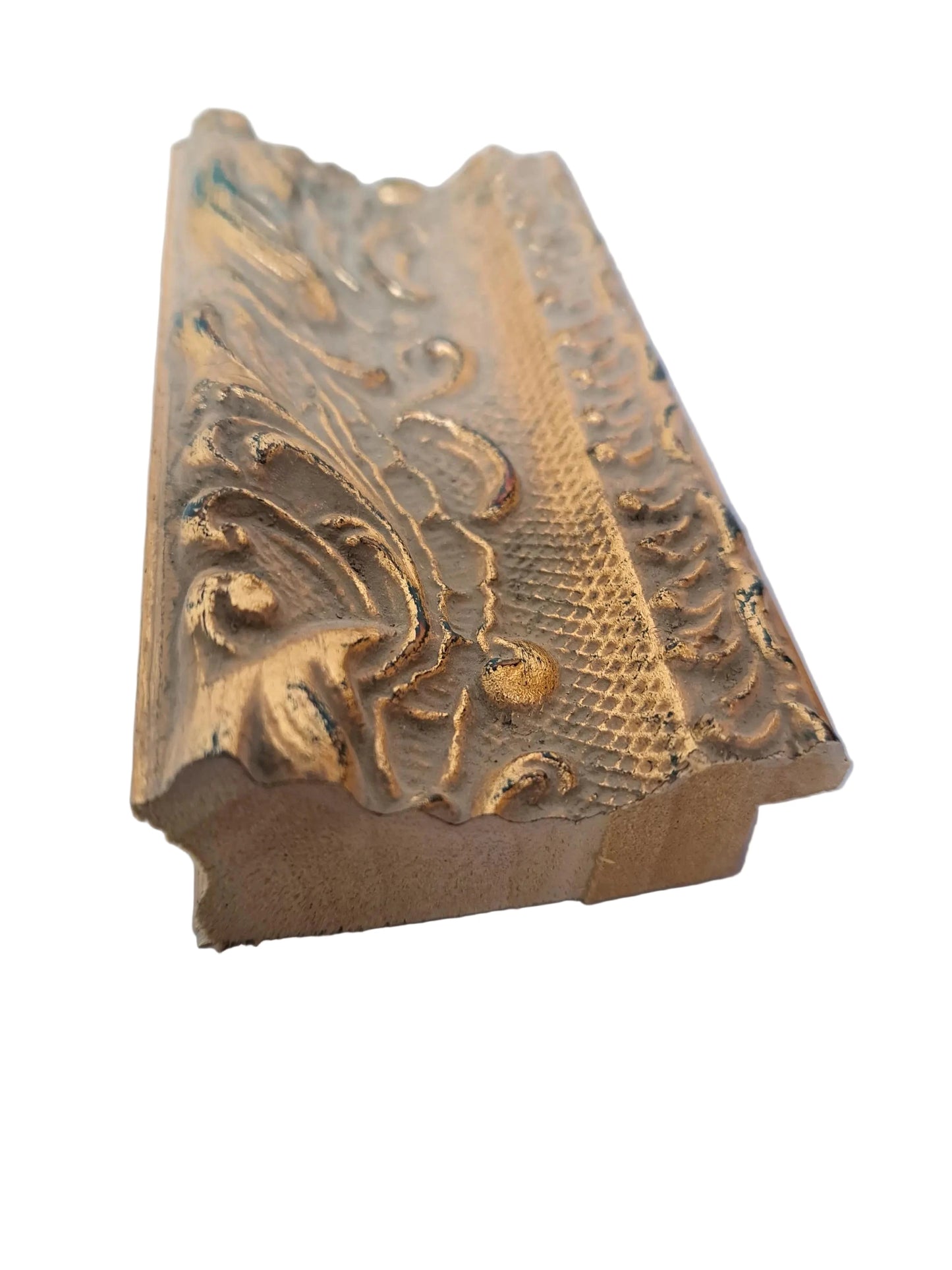 Gold Picture Frame wooden Moulding 6 sticks x 3 feet =total of 18 feet-- Made in Italy #79/11