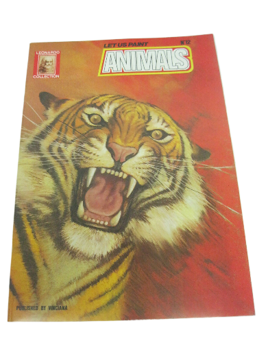 Leonardo Collection Art book  Let Us Paint Animals #12--Published by Vinciana