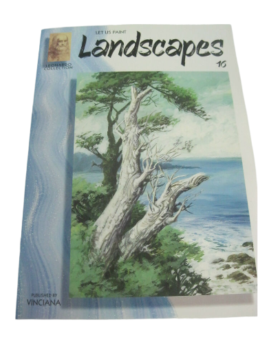 Leonardo Collection Art book  Let Us Paint Landscapes #16--Published by Vinciana