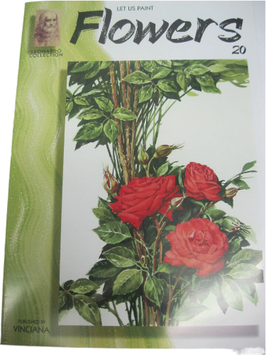 Leonardo Collection Art book  Let Us Paint Flowers #20--Published by Vinciana