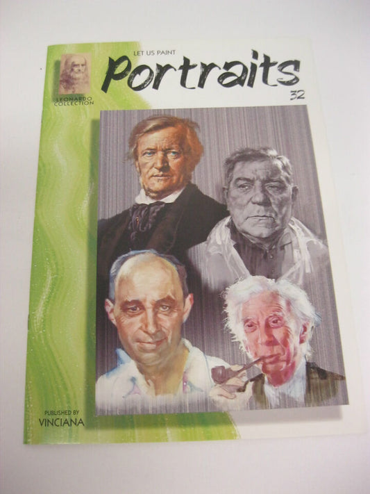 Leonardo Collection Art book  Let Us Paint Portraits #32--Published by Vinciana