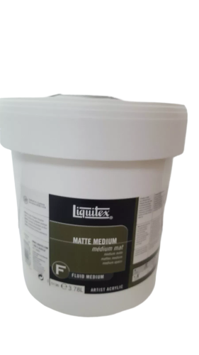 Liquitex Acrylic Matte Medium-Fluid Medium- 128oz/3.78L