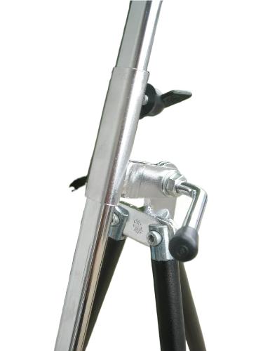 Portable Plein Air Folding Metal Easel, ,with adjustable pole (Made in Italy)