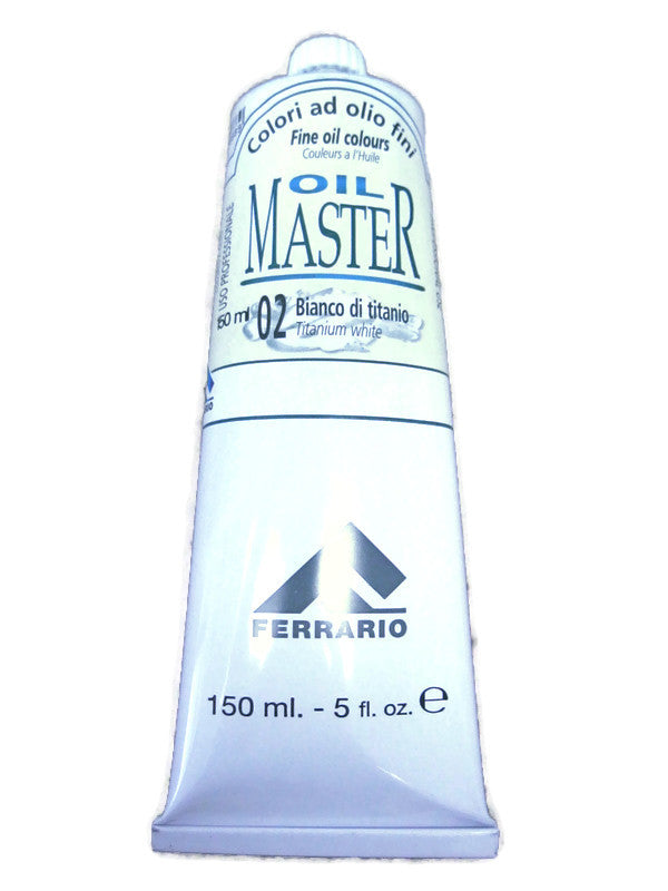 Ferrario Oil Master Titanium White Artist Quality Oil Colours ---150ml