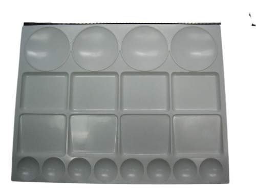 Large Artist plastic mixing palette 10" X13" for watercolour and more!