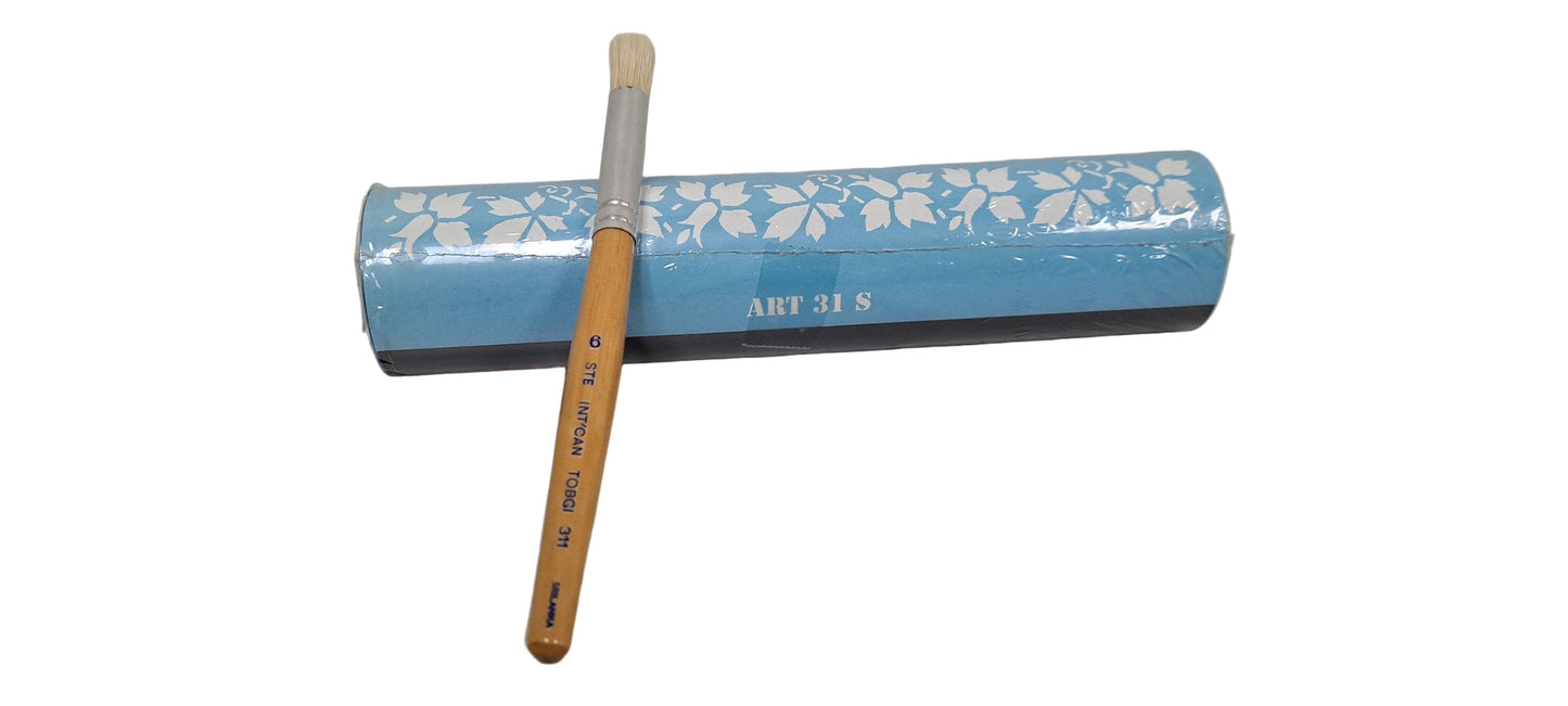 Maxisten Collection Extra Large Border Reusable Stencil 21x90cm  #31--Bonus Stencil brush included