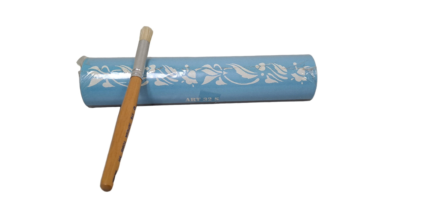 Maxisten Collection Extra Large Border Reusable Stencil 21x90cm  #32-Bonus Stencil brush included