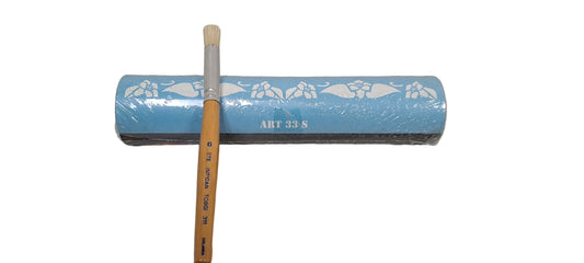 Maxisten Collection Extra Large Border Reusable Stencil 21x90cm  #33-Bonus Stencil brush included