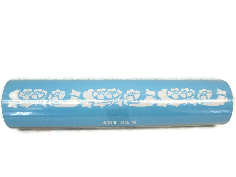 Maxisten Collection Extra Large Border Reusable Stencil 21x90cm  #35  -Bonus Stencil brush included